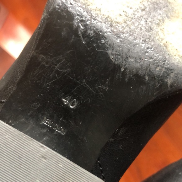 Alexander Wang Kori Black Leather Ankle Booties Sz 40 - Picture 8 of 9